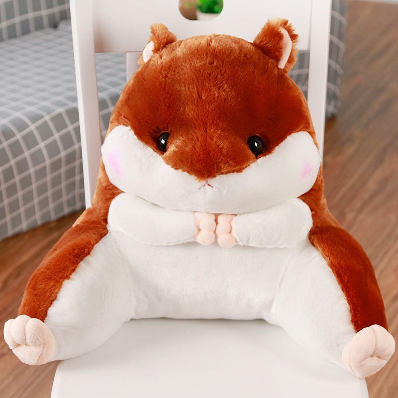 Cozy Hamster Lounger Back Pillow Plush Pp Cotton For Better Lumbar Support