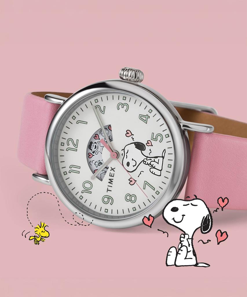 Taimaegseu X Peanuts Snoopy Valentine'S Day Watch Gift 40Mm