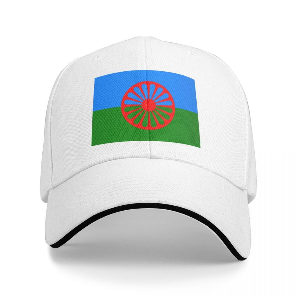 Rom Gypsy Romani Flag Baseball Caps Snapback Baseball Hats Breathable Casual Casquette Outdoor for Men And Women