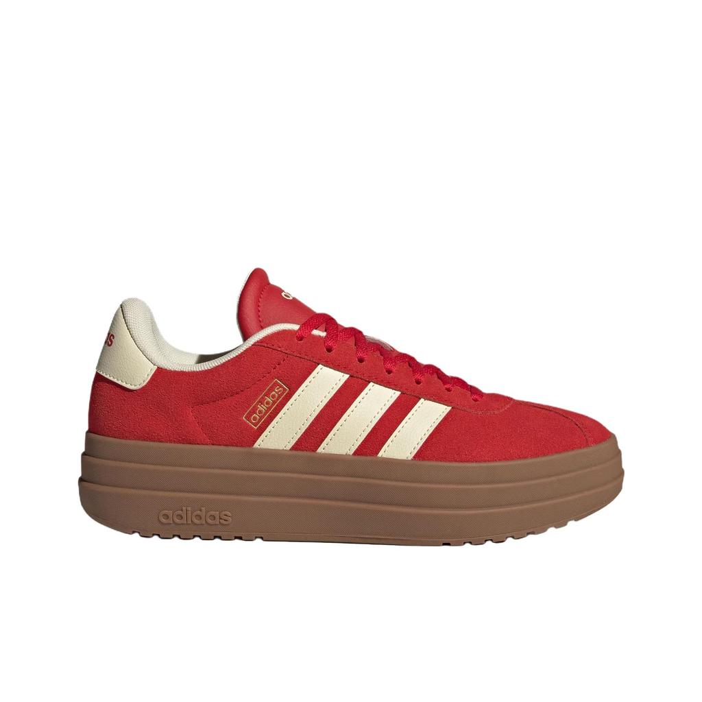 adidas VL Court Bold Comfortable Versatile Skate Shoes Women Sneakers Red KJ6852
