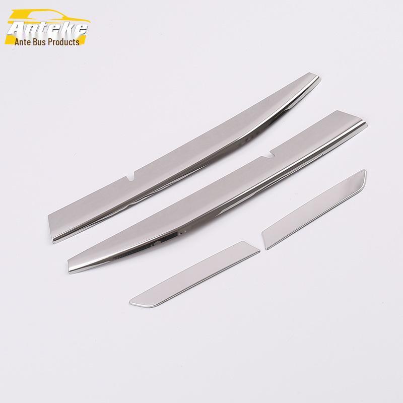 Compatible with 19 T77: Lower Grille Bright Strip, Front Bumper Scratch-Resistant Sticker, Modification Accessory.