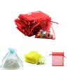 Fashionable 10pcs Organza Bags For Candy And Jewelry In Multiple Colors And Sizes
