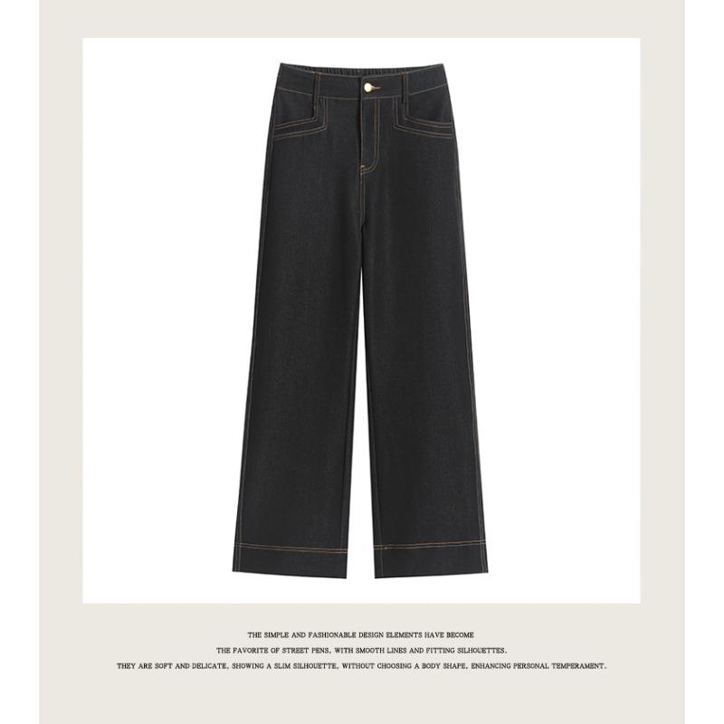 DIMANAF Toamnă Iarnă Mărimi Mari Pantaloni Femei Pantaloni Lungi Doamnă Mărimi Mari Largi Casual Partea de Jos Jeans Gros din Denim