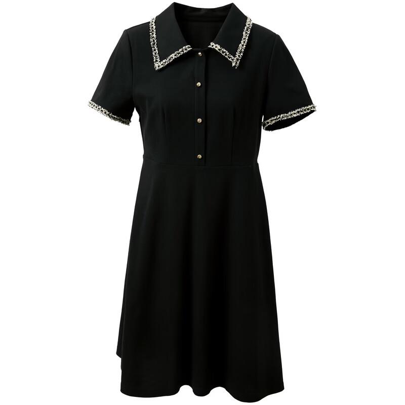 Sancai Plus Size Elegant A-Line Midi Dress