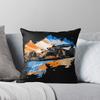Lando Norris - Retro_Digi Art Throw Cushions & Pillows Without Core