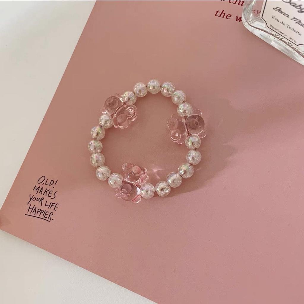 Women's Cat's Eye Crystal Butterfly Bracelet with Imitation Moonstone - Elegant Chinese-Inspired Design