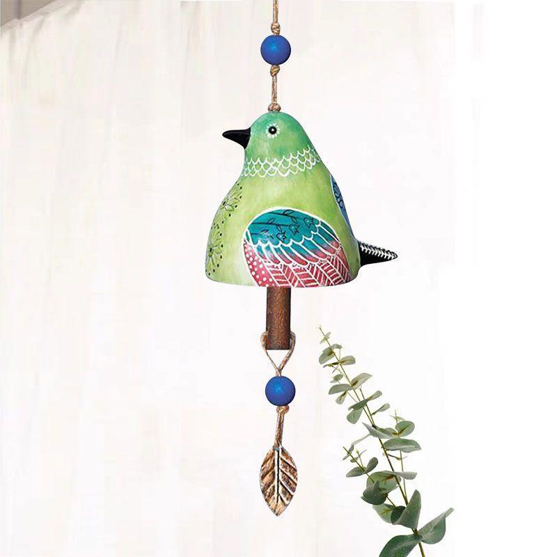 Ceramic wind chimes auspicious hanging decoration Chinese wind chimes creative home birthday gift