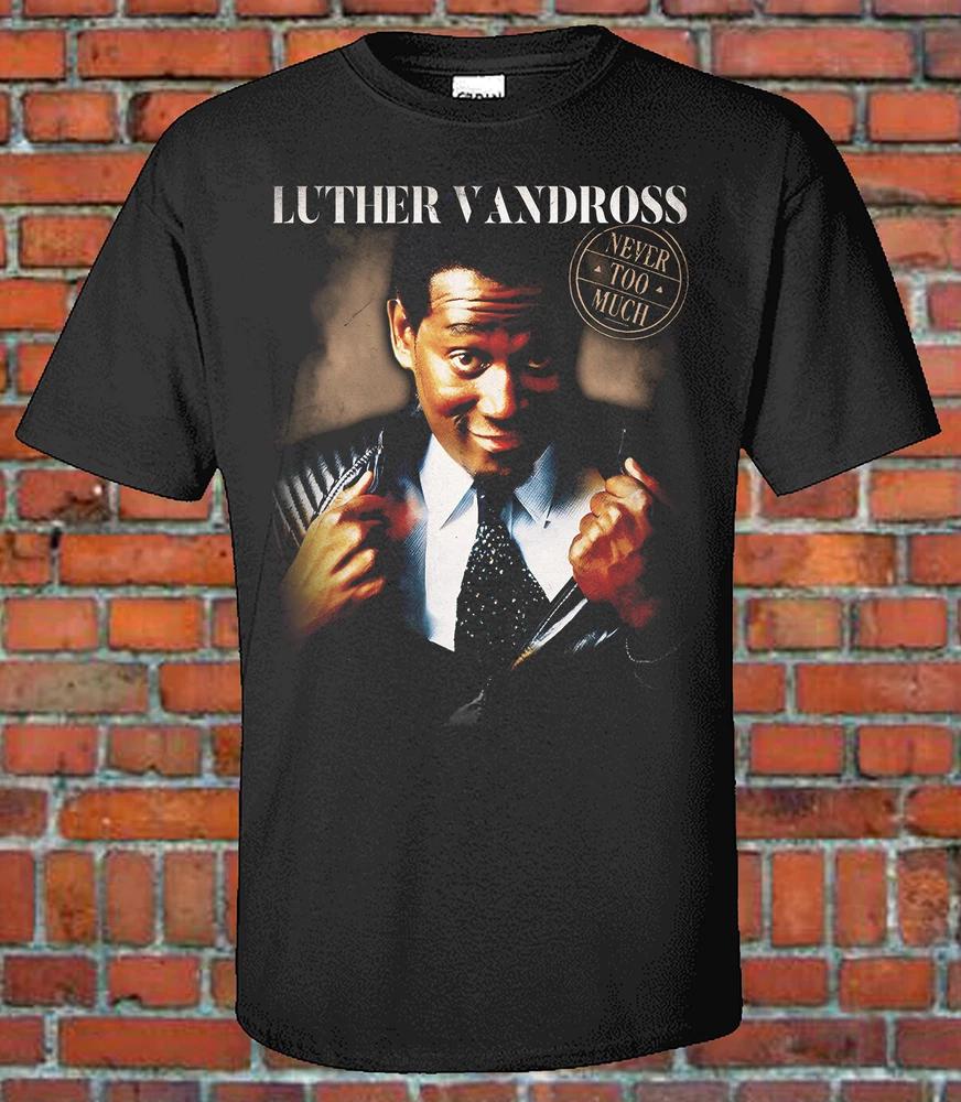 Luther Vandross Never to Much Graphic Tee S