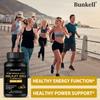 Shilajit Dorato Himalayano Complesso da 3000mg con Tribulus Terrestris Ashwagandha e Musli Nero, 120 Capsule
