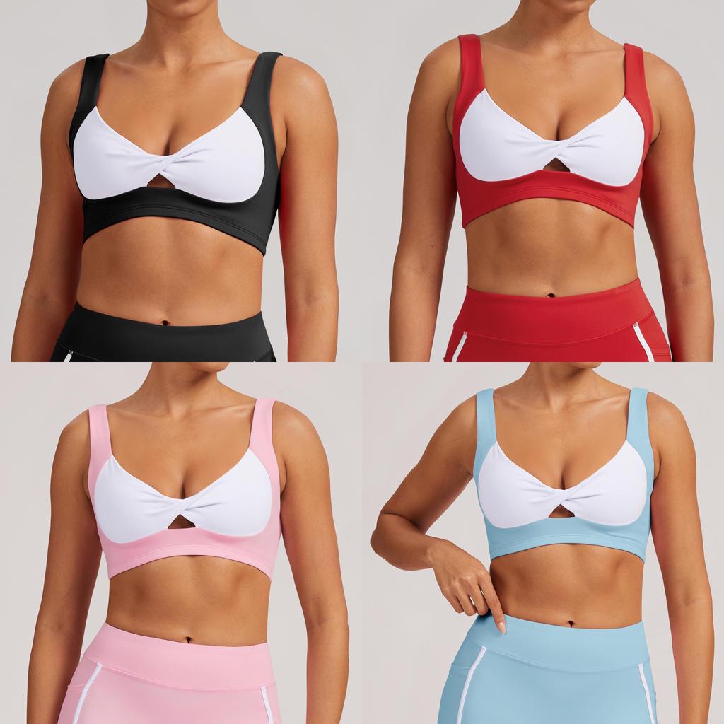 Youth Women Sports Bra With Seamless Design For Running And Yoga Fitness
