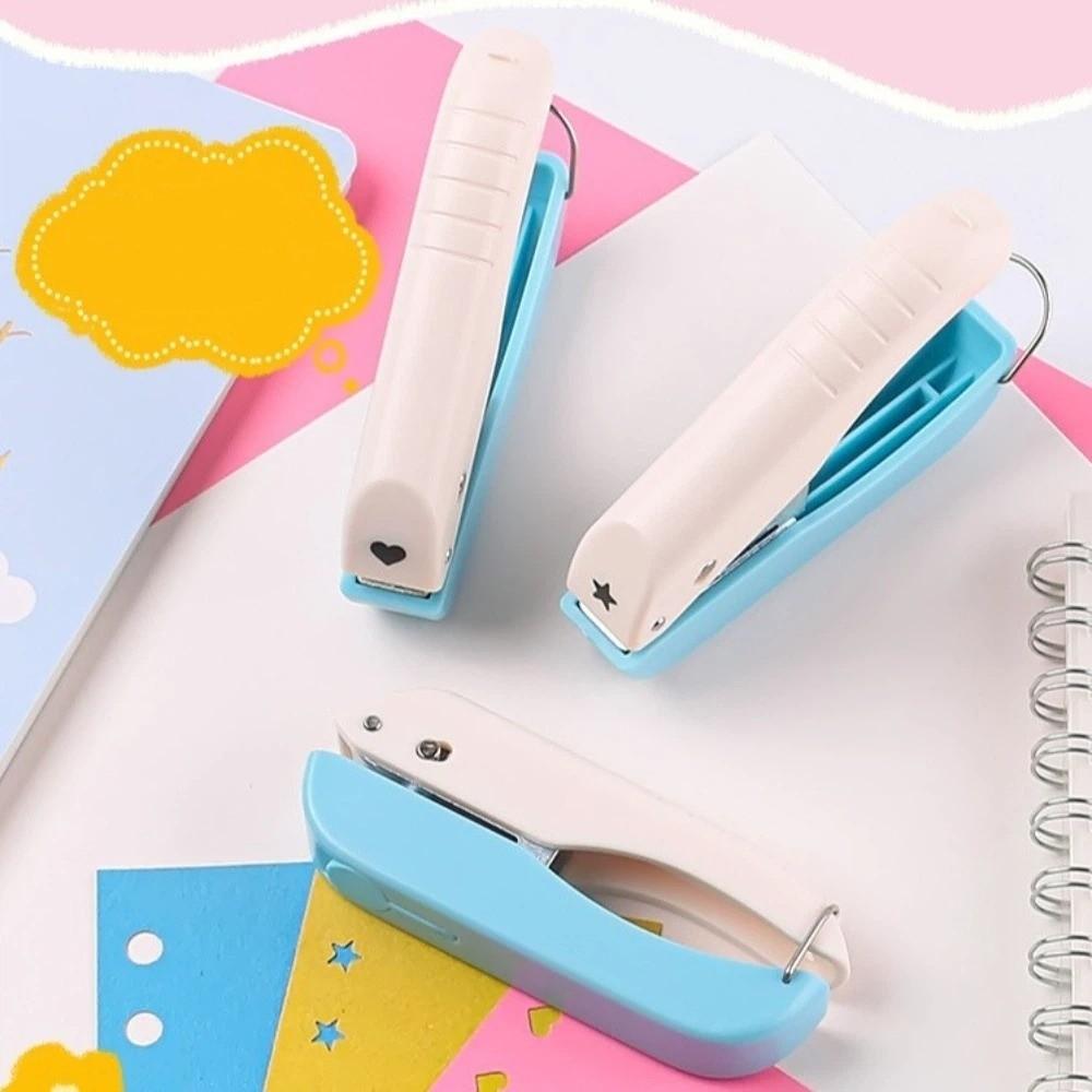 Aesthetic Page Punch Embosser Labor-Saving Punching Machine Handheld Punch  Scrapbook Making