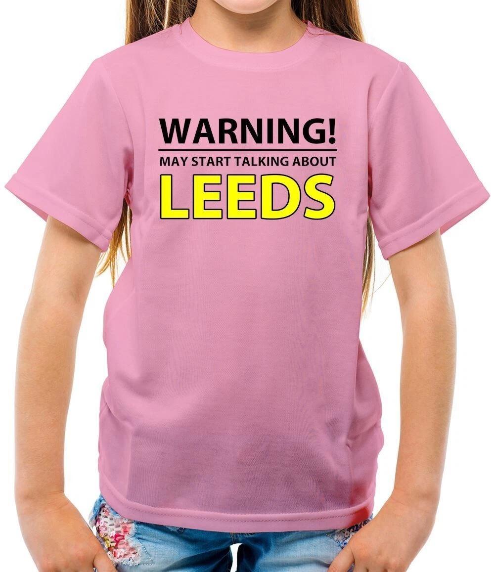 May Talk About Leeds - Kids T-Shirt - United Gifts Whites Elland Road Fan Love 120