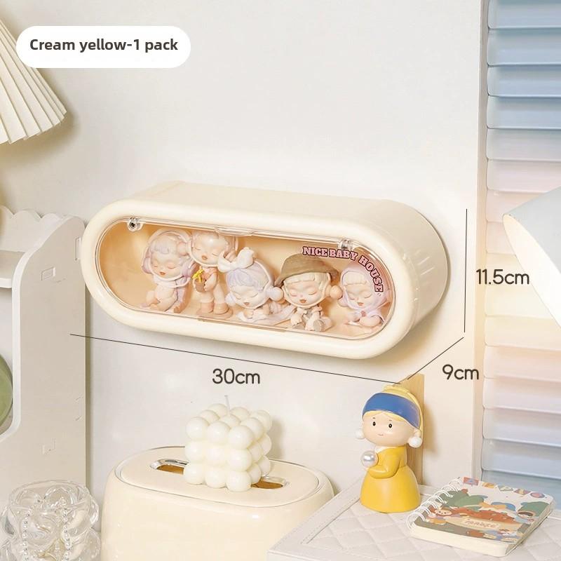 

1/2/3/4PCS Wall-Mounted Action Figures Display Box Magnetic Transparent Collectible Organizer Blind Box Storage Case for Toys