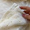 Summer Women's Embroidered Two Piece Sets Vintage Lace Splice Floral-Button Tops and Slimming Shorts Sets