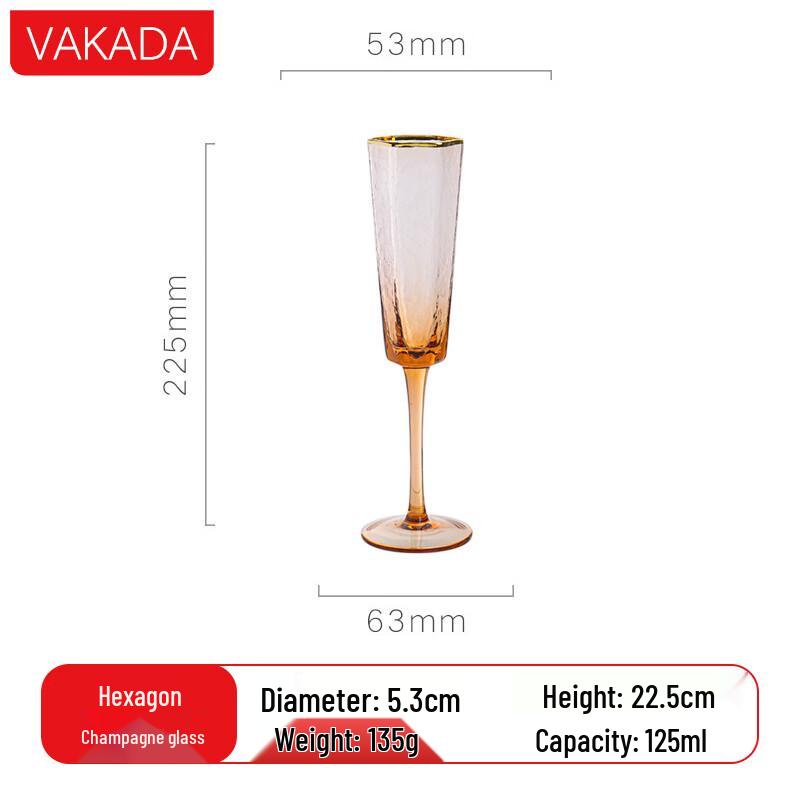 VAKADA High Borosilicate Glass Wine & Cocktail Goblet
