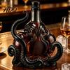 Sea Creature Wine Decanter 3D Octopus Whiskey Decanter Nautical Art Collectible Bottle 350ml Glass Decorative Spirits Bottle Liquor Home Bar