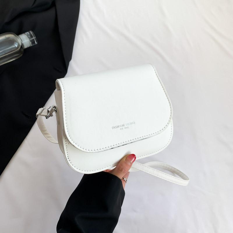 Stylish Minimalist Crossbody Bag 2023 Fall Trendy Pu Leather Saddle Bag For Women