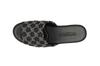 Pansy 9335 Indoor Puffed Jacquard Size Black Shoes, Weave, Women's, M,