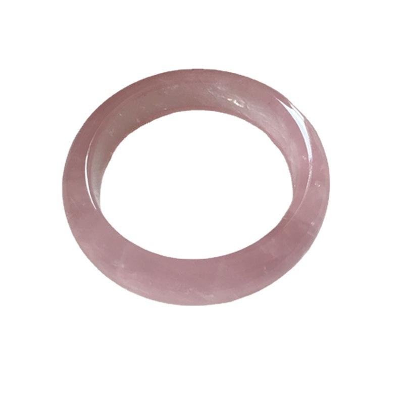 

Браслет из натурального розового кварца, заварной крем, ягода, персик, браслет из розового нефрита улун, браслет из ледяных кристаллов, украшения из камня гибискуса для девочек