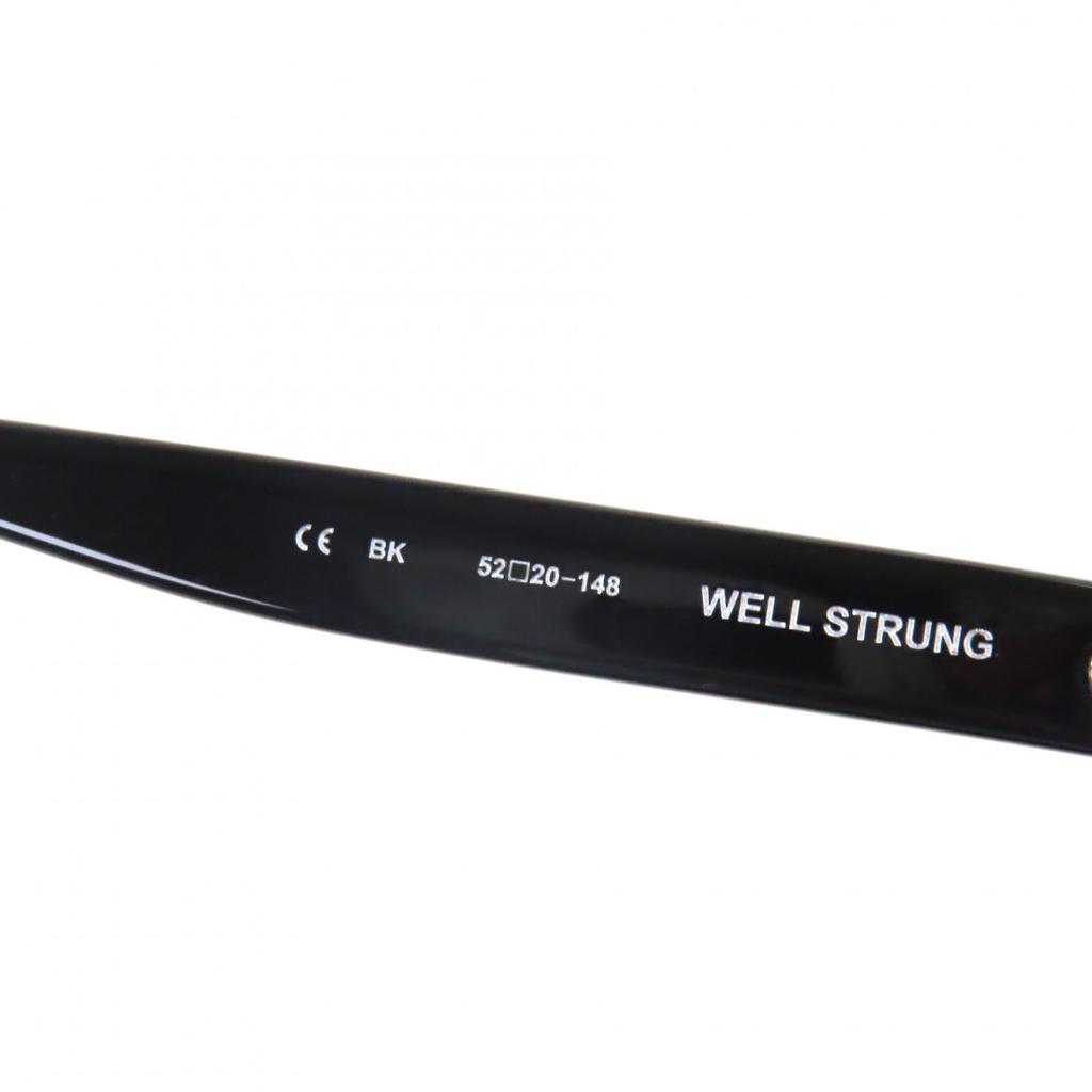 Tolle CHROME HEARTS Brille GUT GEFÄDELT schwarzer Kunststoff Herren Gebraucht