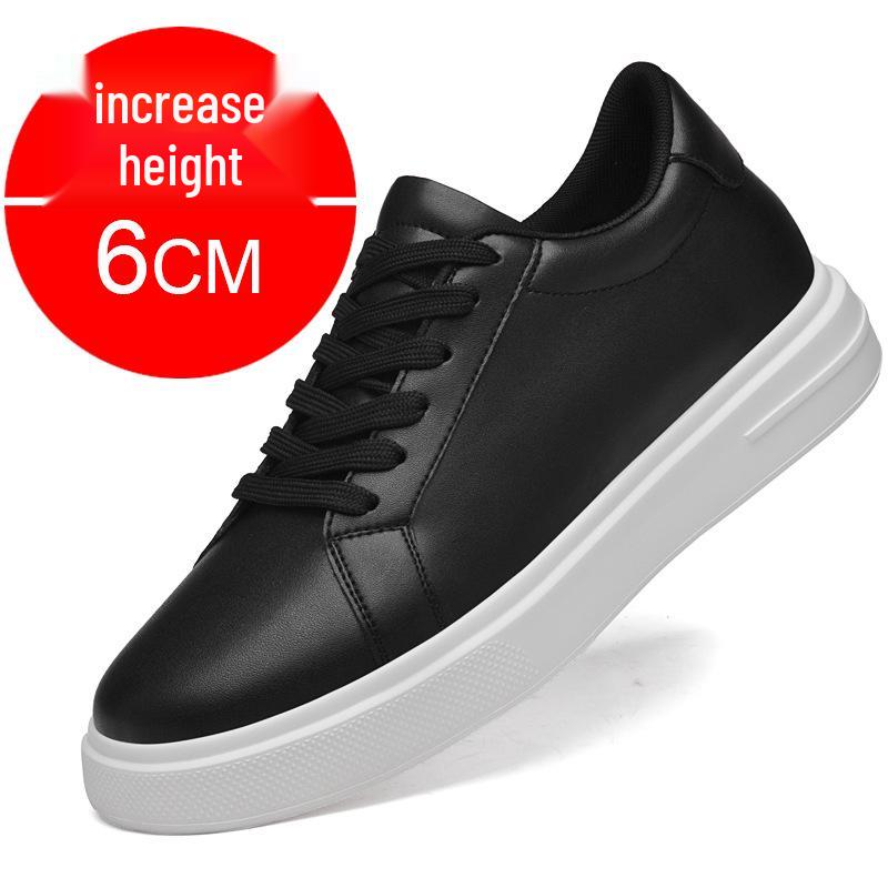 

8CM Height Boost Men s Thick Sole White Invisible Sneakers - Breathable, Trendy Casual Sports Shoes 45