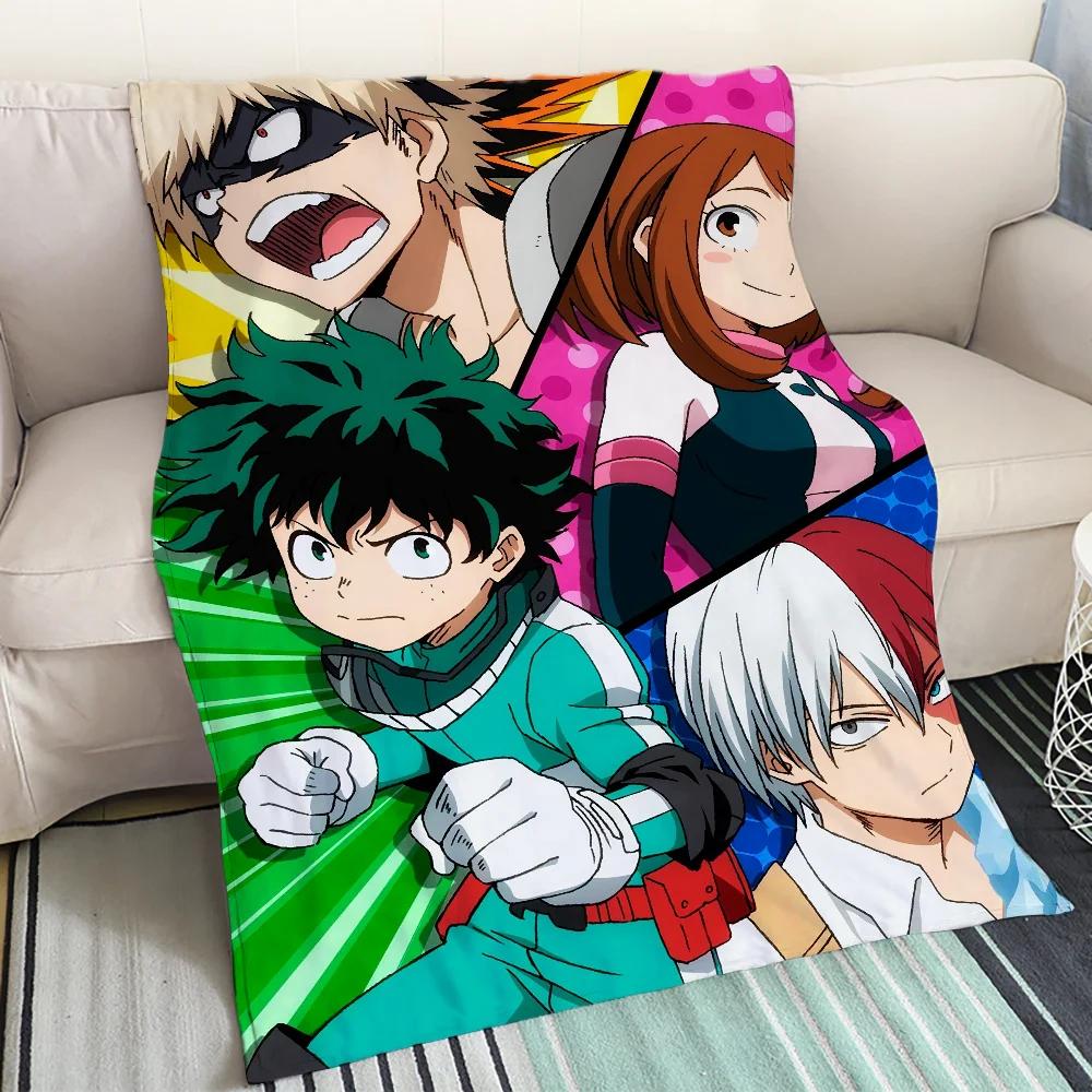 Luxury Blankets & Throws My Hero Academia Fluffy Plaid Funny Blanket Bed Blanket 150cm X 200cm Blankets Sofa Decoration Cobija