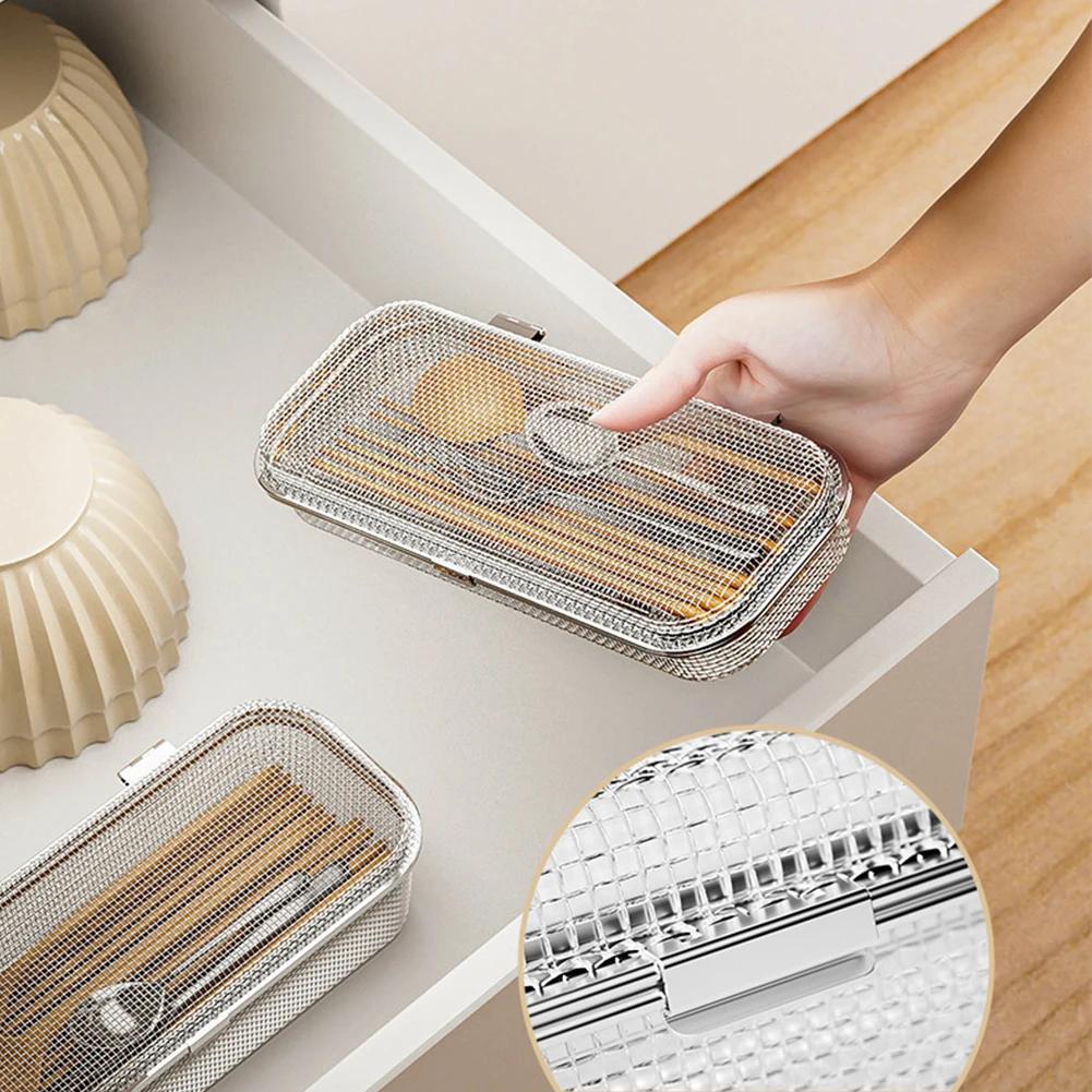 Dishwasher Storage 27.5*11.2*7cm Dishwasher Basket Easy To Clean Rust Resistance Space-Saving Design For Kitchen Use