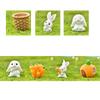 Sunmmer Rabbit Gift Figurines Fairy Garden Miniatures Resin Craft Landscape