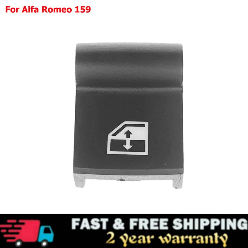 Window Switch Button Cover Cap For Alfa Romeo 159 Sportwagon Brera Giulietta Fiat 500X Jeep Renegade MiTo