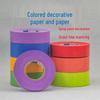 Washi Tape: High Viscosity, Seamless Adhesive Masking Paper for Color Separation, Grout, and Wall Decoration.