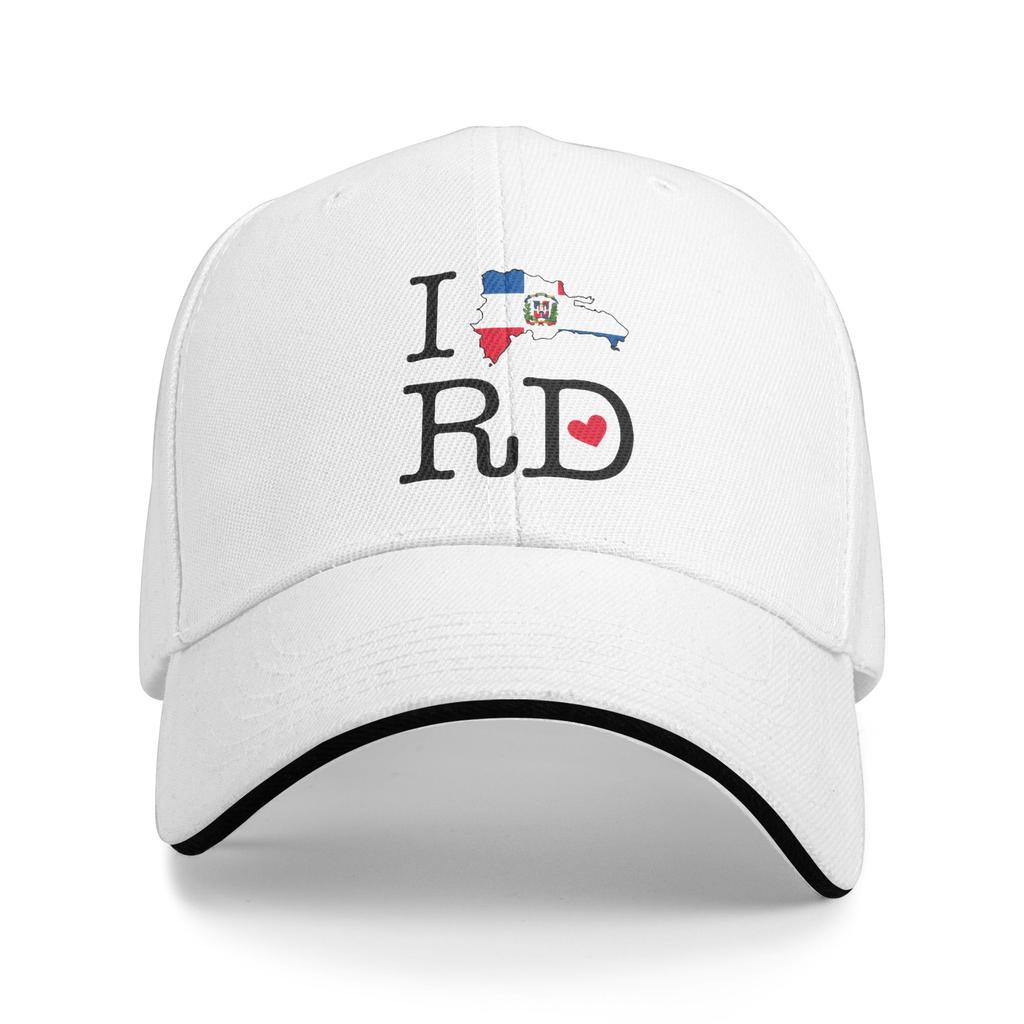 Summer Casual Baseball Cap Dominican Republic Flag Art Hunting Camping Trucker Hat For FeUnisex Unisex Wholesale Streetwear Caps
