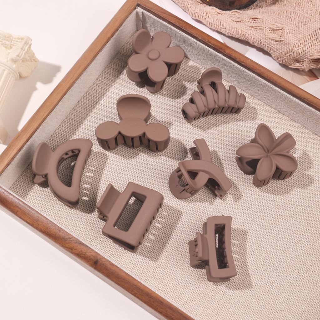 5 Pcs 4Cm Flower Clip Back Of Head Plate Hair Clip Shark Clip For Women And Girls Premium Durable Quality Useful