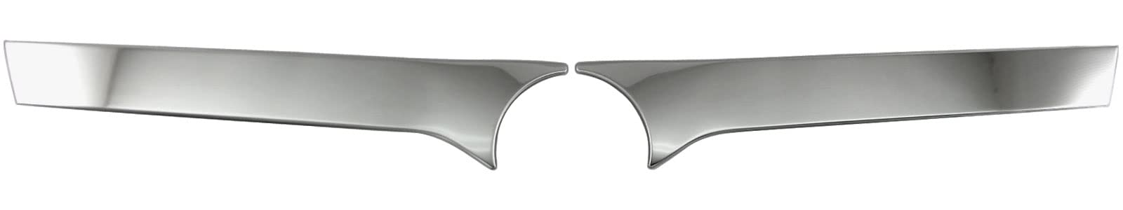 BRIGHTZ Finish Stainless Steel Front Emblem Side Covers for Honda Noah Ultra-Mirror (2-Piece Set) (90/95) [GRI-COV-M-075] (ZWR90W, ZWR95W, MZRA90W,