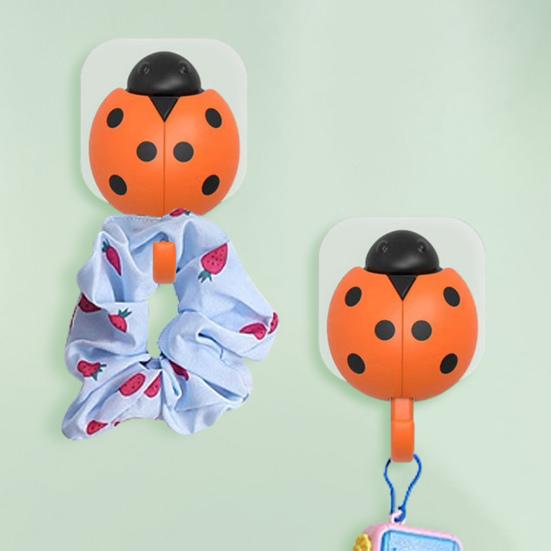 

Крючок для ключей, сильная липкость, товары для дома, компактная настенная вешалка в форме жука, маленькая вешалка для ключей, современное хранение, без заусенцев