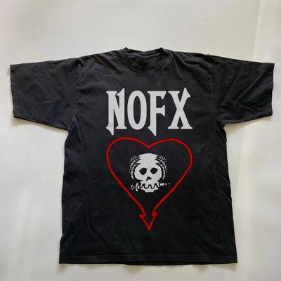 Heiß! NOFX Abschiedstour Chicago, Unisex Schwarzes Baumwoll-T-Shirt, Größe S-4XL