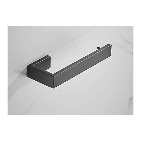 Towel Rack, Hand Towel Ring Holder SUS304 Stainless Steel, Bathroom and Kitchen Towel Rack Mounting Hardware Set, Hotel and Home Cupboard, Matte