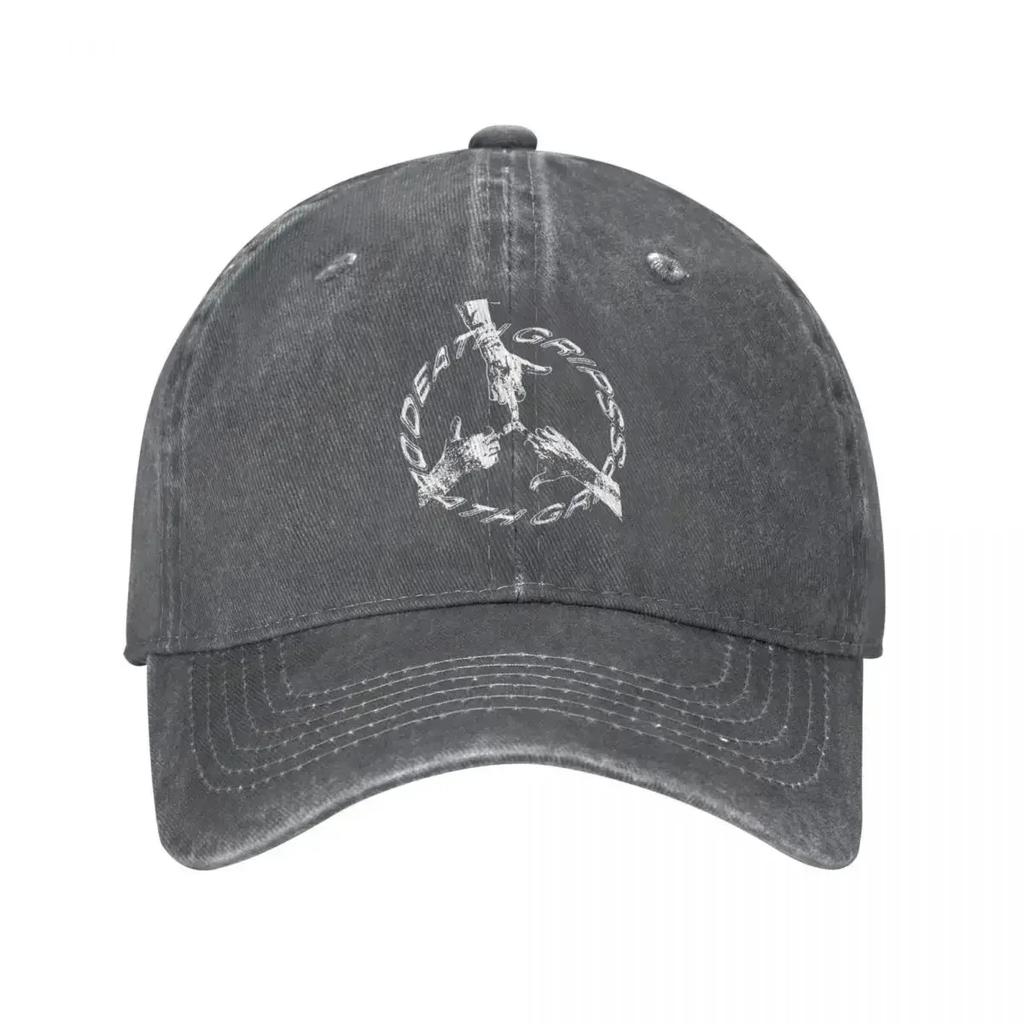 Retro Death Grips Baseball Caps for Men Women Distressed Washed Snapback Cap Outdoor Workouts Adjustable  Hat