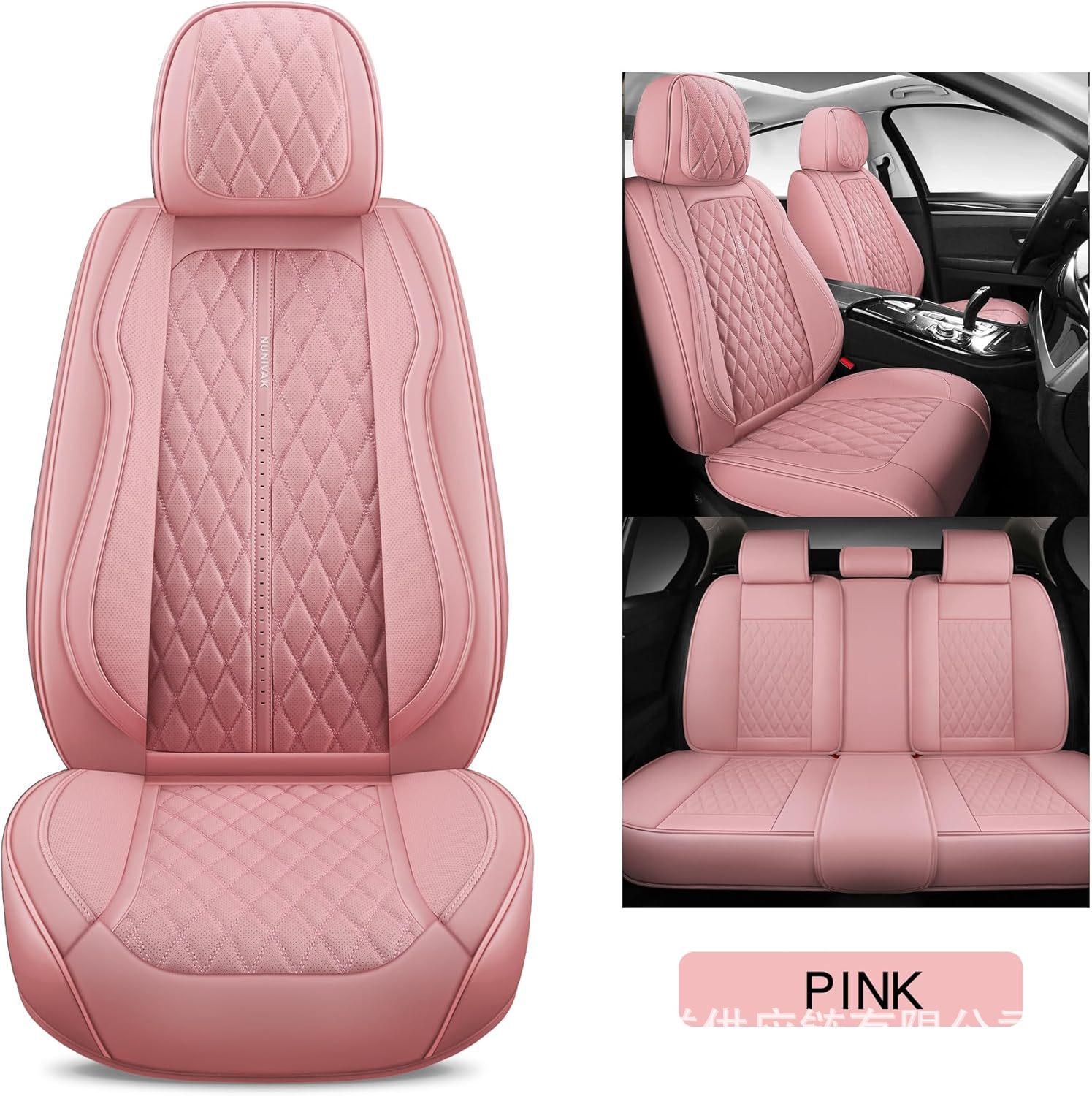 

TK Universal Nappa Leather Car Seat Cushion, Full Surround, Four Seasons, Five-Seat Cover. кофейный