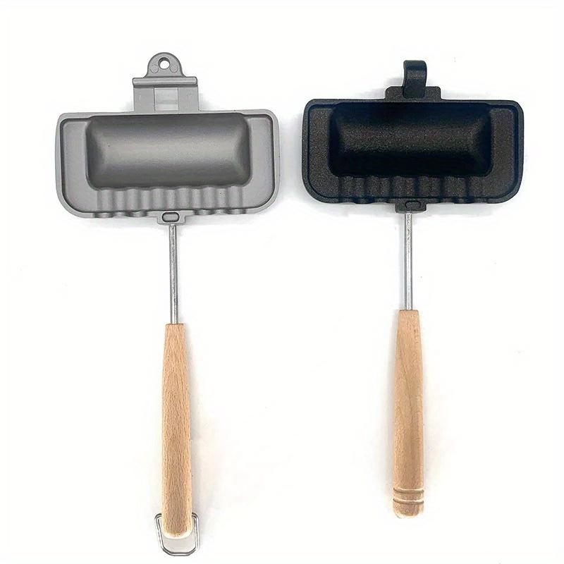 Oboustranná sendvičová pánev Nepřilnavá skládací grilovací pánev na toasty Snídaňový stroj na výrobu palačinek