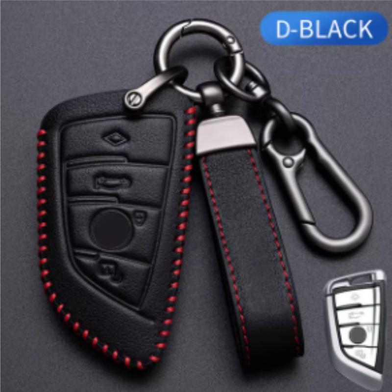 

Чехол для автомобильного ключа, сумка, аксессуары, держатель, брелок для ключей для Bmw F20 G20 G30 X1 X3 X4 X5 G05 X6 X7 G11 F15 F16 G01 G02 F48 4 Buttons чёрный