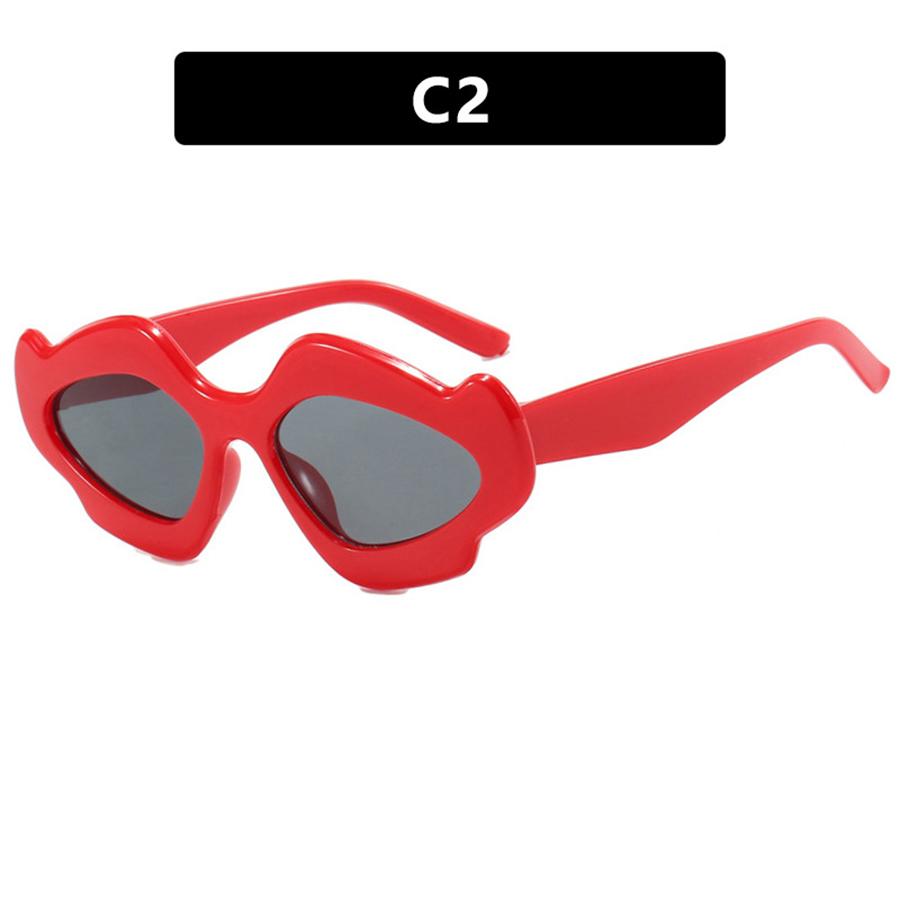 Modische Sonnenbrille Unregelmäßige Sonnenbrille Nicht polarisiertes Modeaccessoire