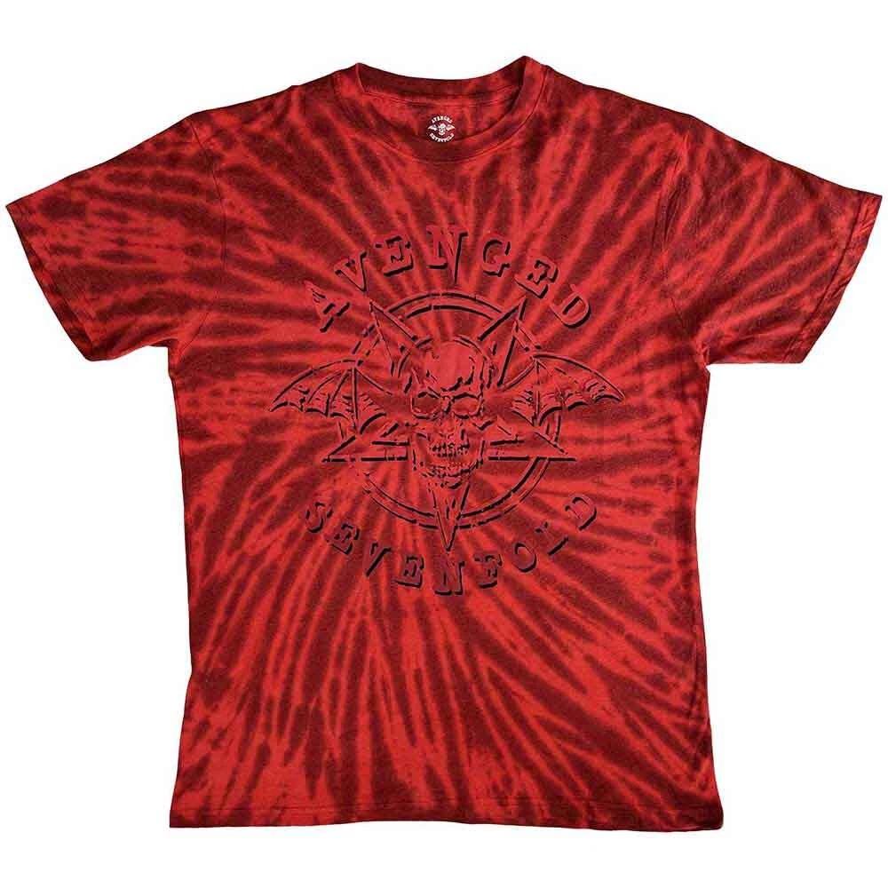 Avenged Sevenfold Unisex T-Shirt: Pent Up (Dip-Dye) (X-Large) XL