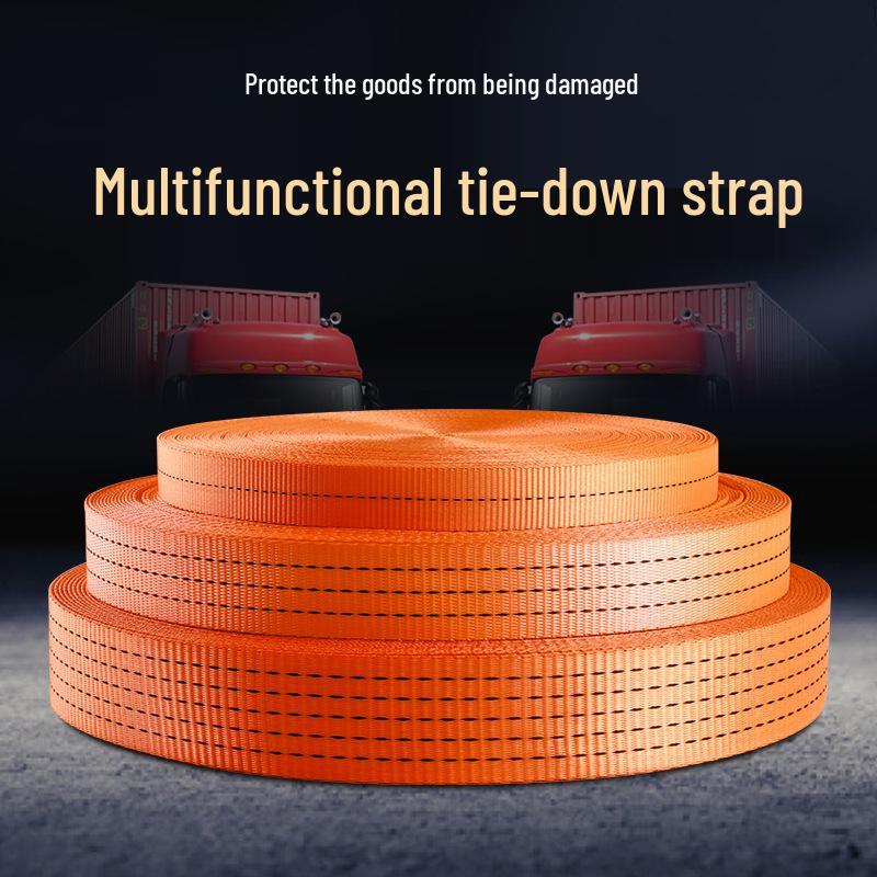 Truck Cargo Tow Rope: Durable, Wear-Resistant Polyester Webbing Strap
