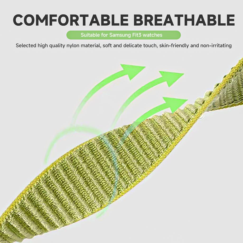 For Honor Watch X5 Watch Band Rugged Mountain Texture Magic Tape Nylon Strap