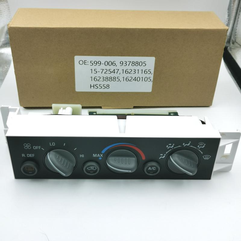 A/C Heater Climate Control Panel for Cadillac Escalade Chevy Suburban Tahoe GMC Yukon 599-006 9378805 15-72547 16231165