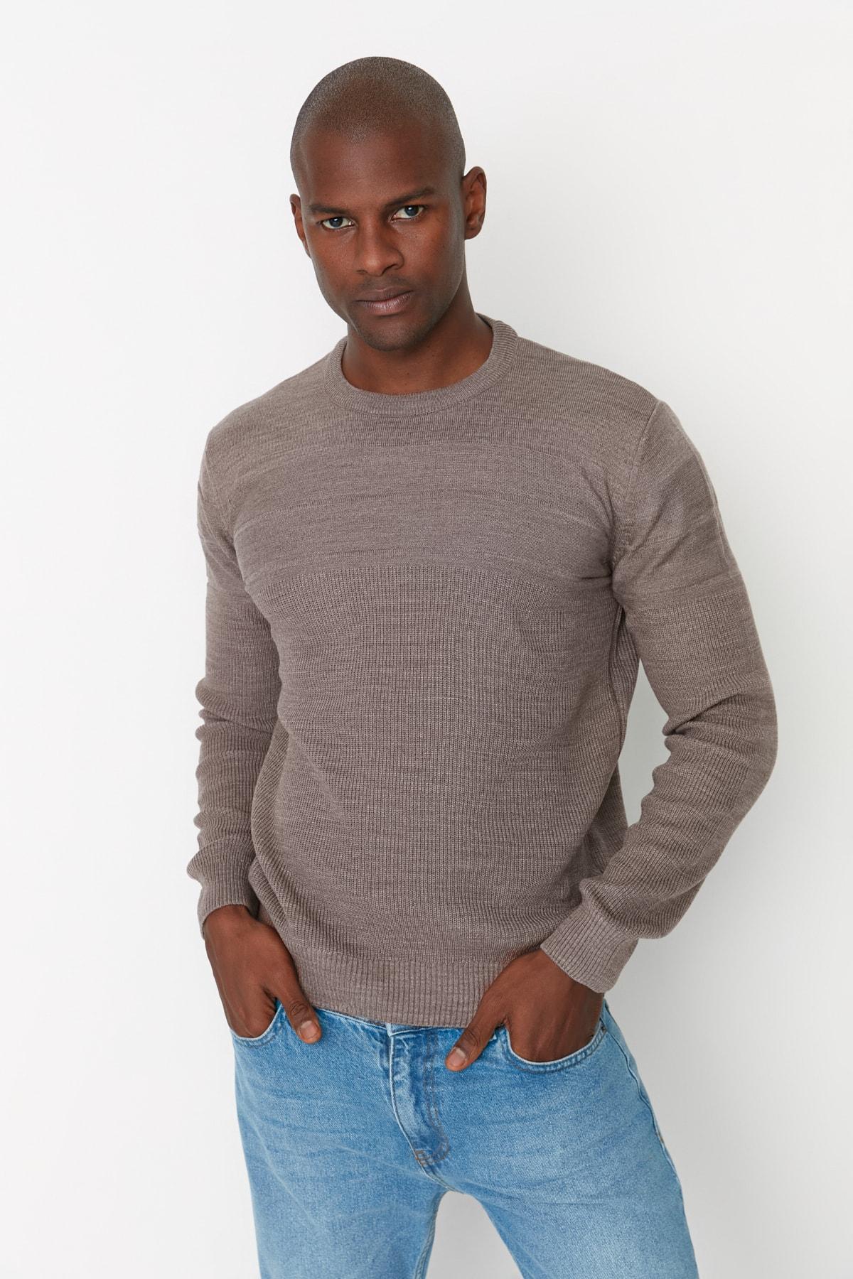 

Свитер - Бежевый - Классический крой