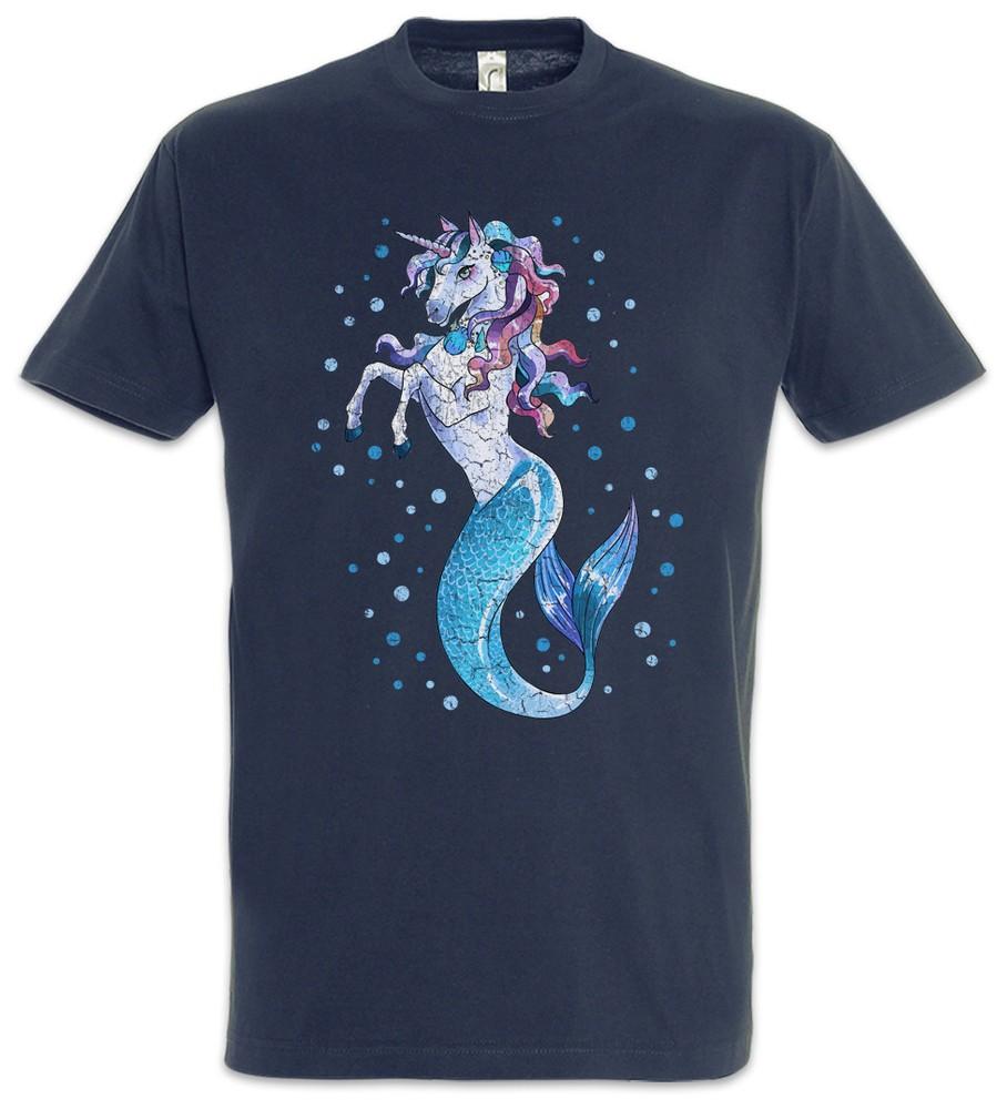 Unimaid I T-Shirt Mermaid Unicorn Fun Rainbow Fairies Princess
