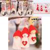 Stunning Three-piece Set Doll Gift For Classic Christmas Decorations
