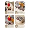 Portable Sewing Kit Magnetic Needle Holder Box Travel Sewing Tools Box Includes 16 Colors Threads Scissors Tape Measure Thimble for Hand Sewing Home