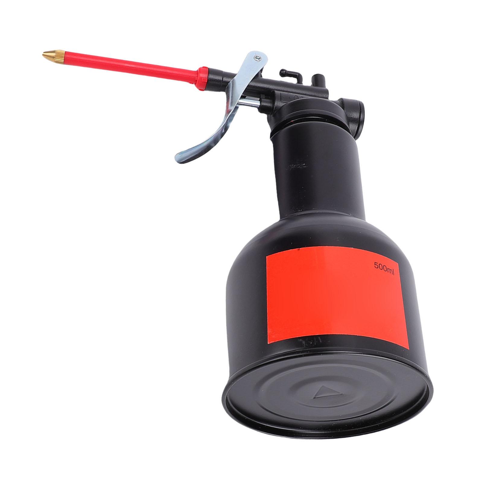 

Масленка Масленка высокого давления Бутылка для смазочного масла Смазка Ручной насос Инструмент Емкость из углеродистой стали 500 мл для дома